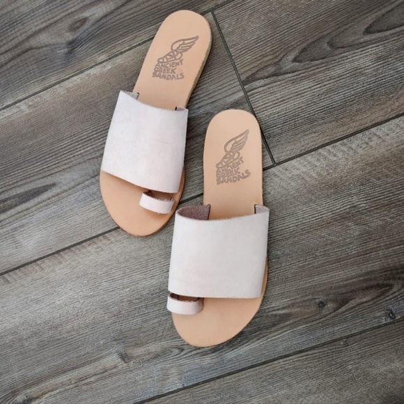 Ancient Greek Sandals Light Pink Suede 7 - Picture 3 of 4